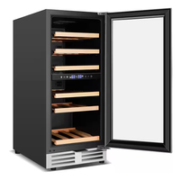 Dual Zone Wine Cooler Built for Perfect Temperature Control, 30 Bottle Capacity, UV Protection, Stainless Steel