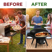 Propane Outdoor Pizza Oven Gas Pizza Oven — Before & After