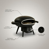 Propane Outdoor Pizza Oven Gas Pizza Oven — infographic