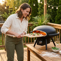 Propane Outdoor Pizza Oven Gas Pizza Oven — Lifestyle